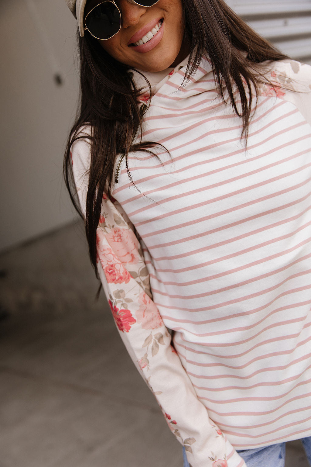 レディースウェア Double collar Unisex sweat / UNISEX DoubleHood™ Sweatshirt - Blossom Breeze – Boutique de Lanie Gabrielle