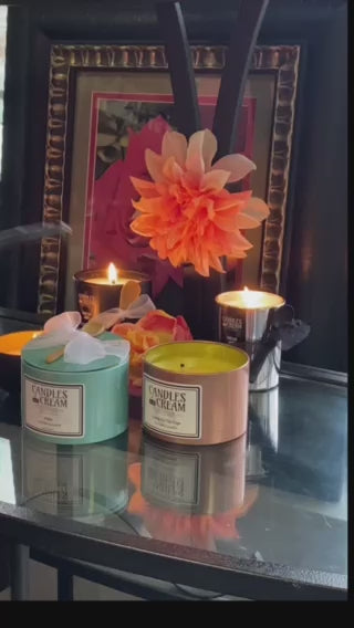 Candles and Cream - Fall and Winter Scents ~  14oz Tin Lotion Candle!