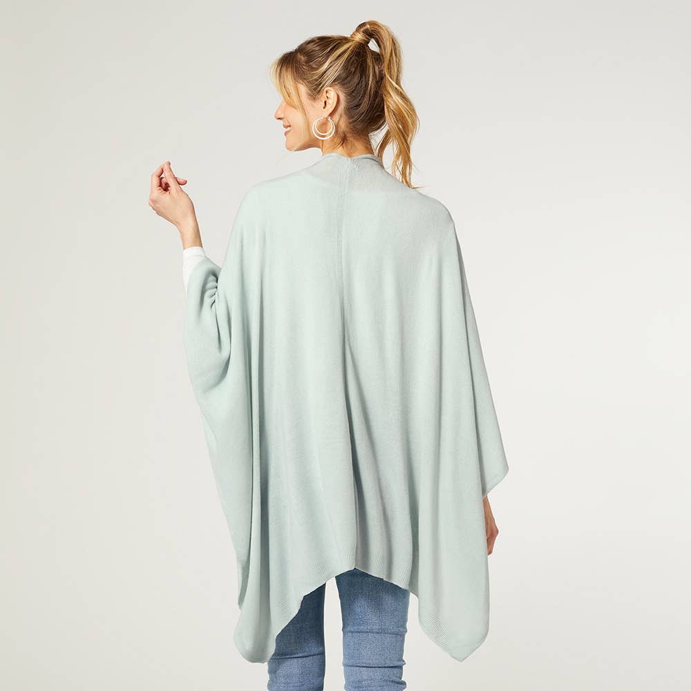 Kiara Light Weight Wrap: One Size / Seafoam