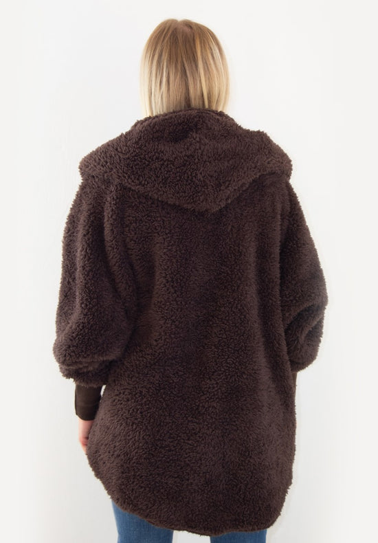 Load image into Gallery viewer, NEW ~ Nordic Beach ~ Dark Chocolate Hooded Body Wrap
