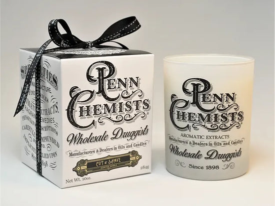 Penn Chemists ~ Cut & Shave 10z Candle!