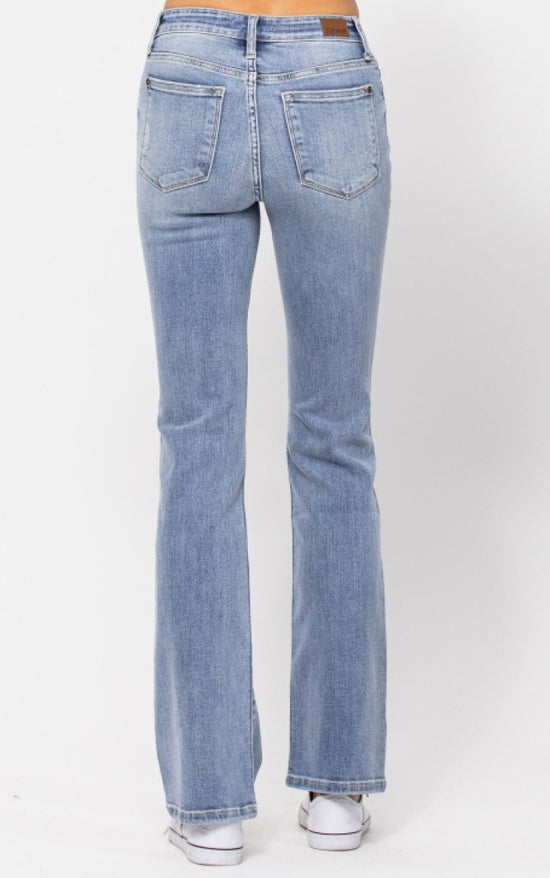 RESTOCK!  Judy Blue Mid-Rise Non Distressed Bootcut Jeans - Style 82337 ~ Available in Sizes 3-15!