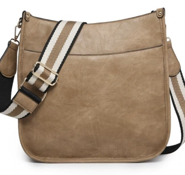 NEW ~  Jen & Co ~ Chloe Crossbody with Guitar Strap ~ Multiple Colors Available!