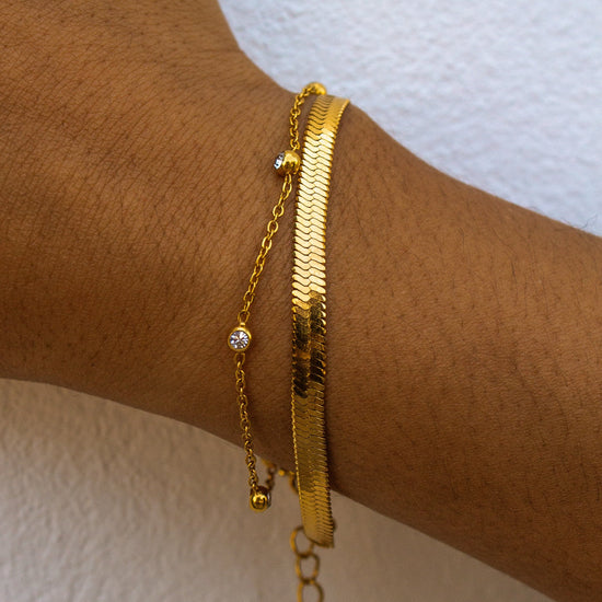 NEW ~ ALCO JEWELRY ~ WATER RESISTANT ~ Elixir Bracelet ~ AVAILABLE IN GOLDTONE & SILVERTONE!