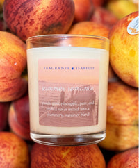 Fragrante Isabelle ~ 𝓼𝓾𝓶𝓶𝓮𝓻 𝓻𝓸𝓶𝓪𝓷𝓬𝓮 ~ Soy Wax Candle 6oz