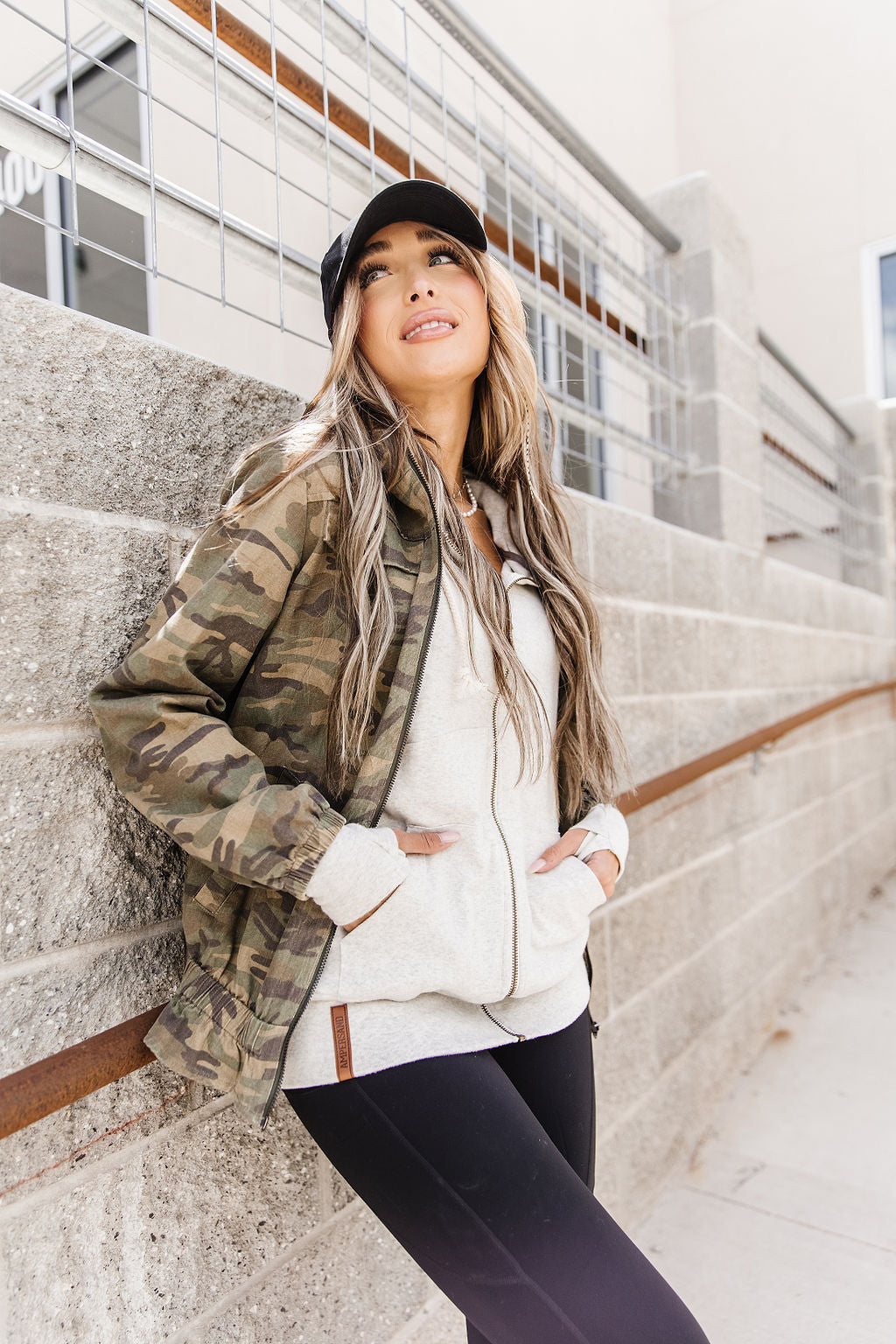 Ampersand Avenue ~ Camo Jacket ~ Available in CURVY!