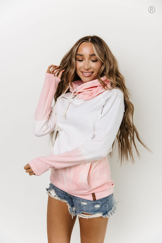 New ~ Ampersand Avenue Doublehood™ Sweatshirt ~ To Dye For Pink ~ Available in Curvy Too!