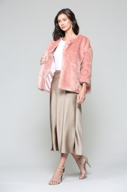Joh Apparel ~ Roxy Plush Blush Jacket!