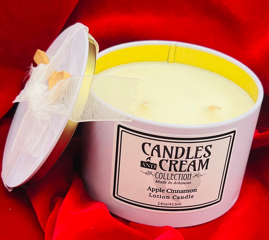 Candles and Cream - Fall and Winter Scents ~  14oz Tin Lotion Candle!