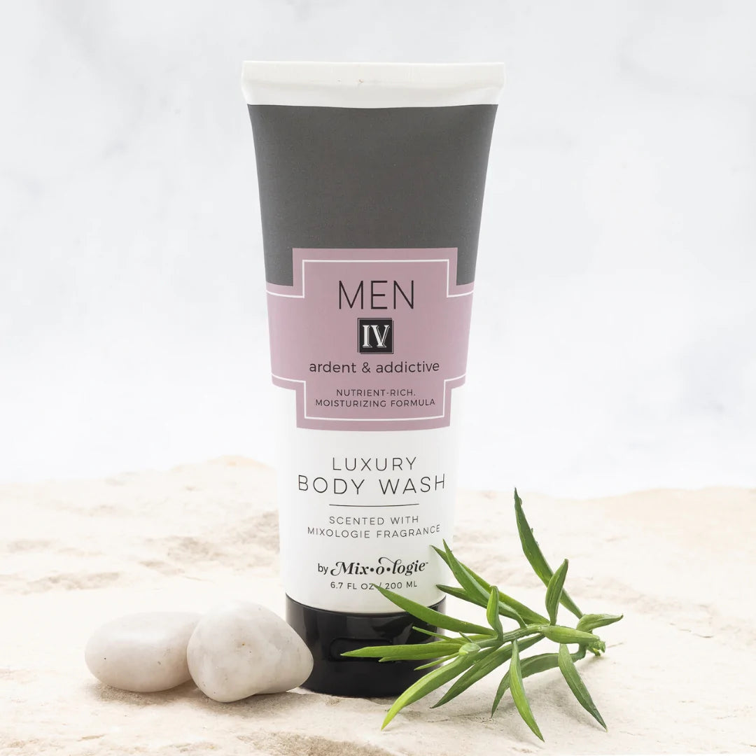 Load image into Gallery viewer, Mix-o-logie LUXURY BODY WASH &amp;amp; SHOWER GEL - MEN&amp;#39;S IV (ARDENT AND ADDICTIVE) SCENT

