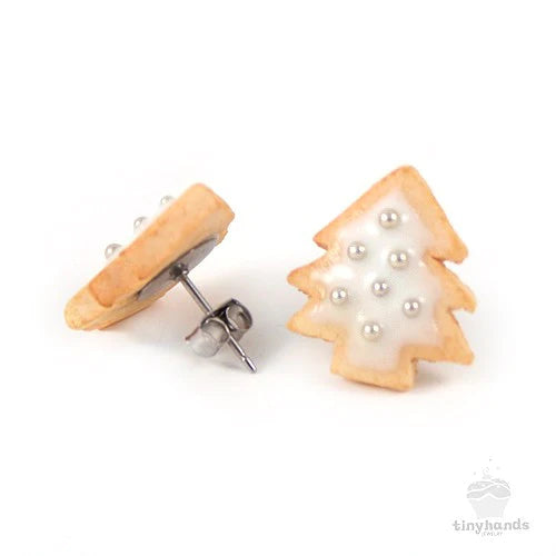Load image into Gallery viewer, HOLIDAY ~ Scented Jewelry ~Tiny Hands - Scented Christmas Cookie Earstuds!
