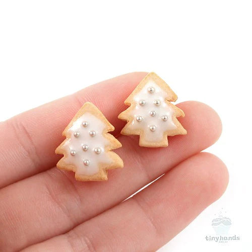 HOLIDAY ~ Scented Jewelry ~Tiny Hands - Scented Christmas Cookie Earstuds!