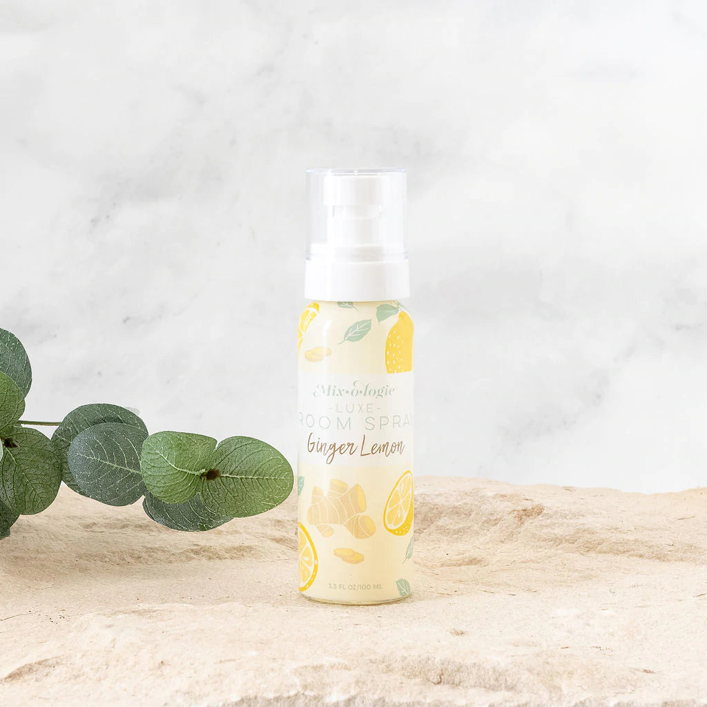 Load image into Gallery viewer, Mix-o-logie Luxe Room Spray:  Ginger Lemon

