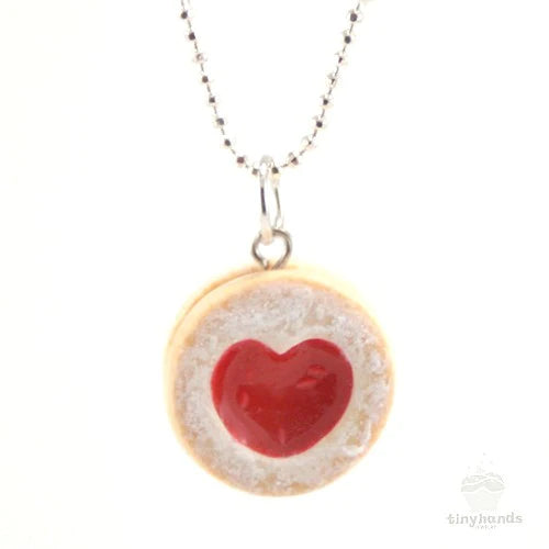 Scented Jewelry ~ Tiny Hands Scented Shortcake Heart Cookie Necklace!