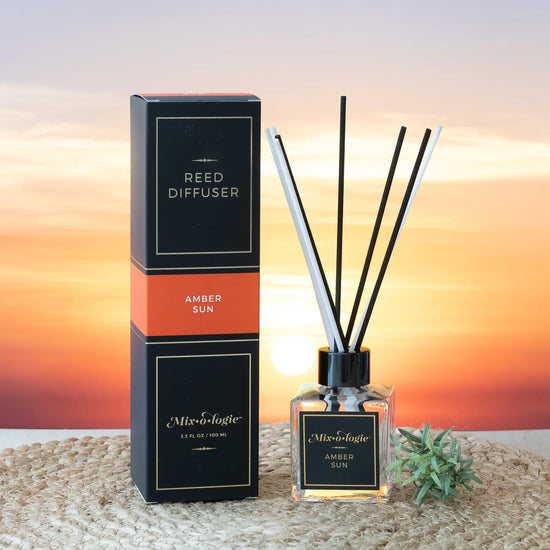 NEW ~ Mix-o-logie Amber Sun Reed Diffuser ~