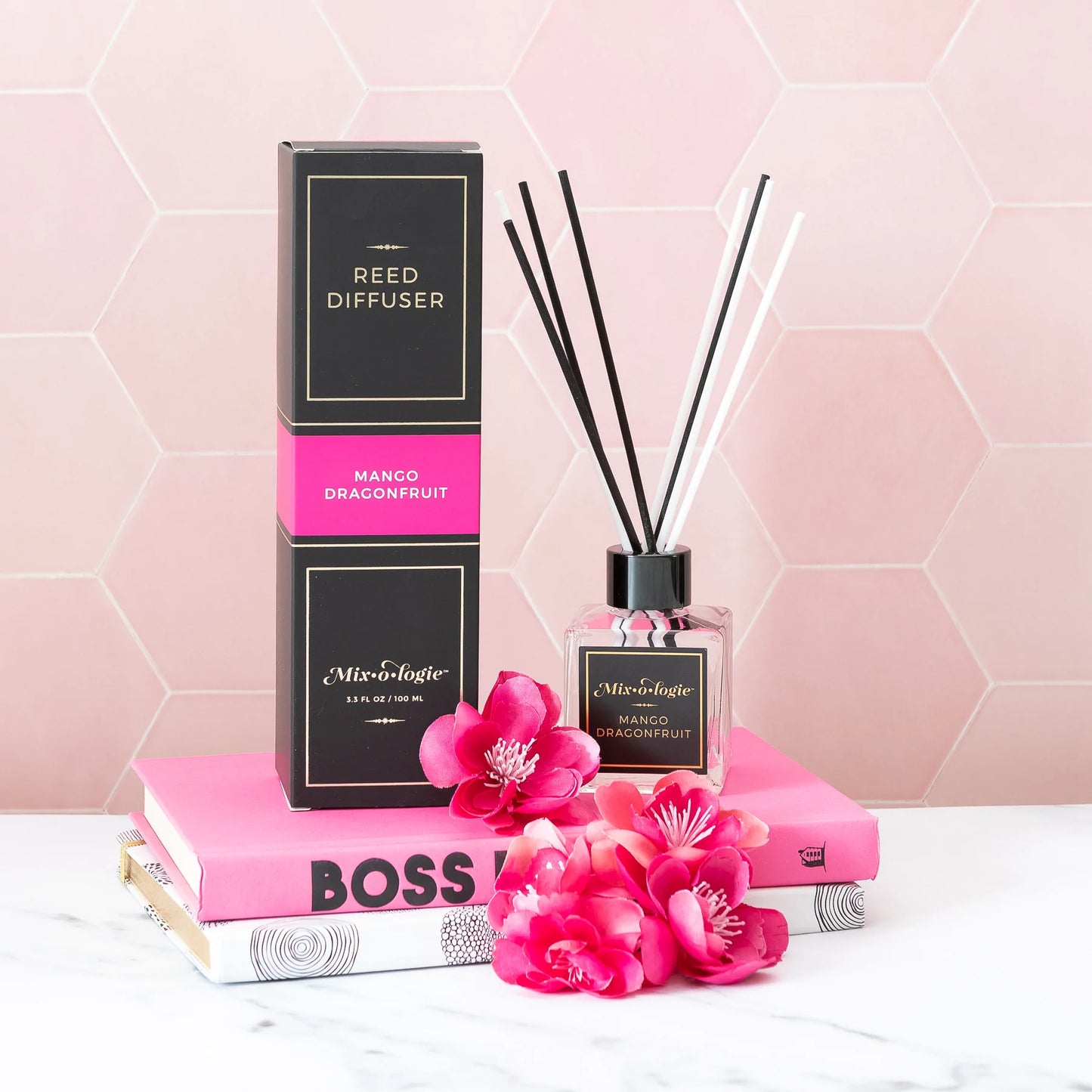 NEW ~ Mix-o-logie Mango Dragonfruit Reed Diffuser ~