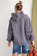 Easel Vintage Terry Knit Pullover Hoodie Sweatshirt ~ Thick and Soft ~ Multiple Colors Available!