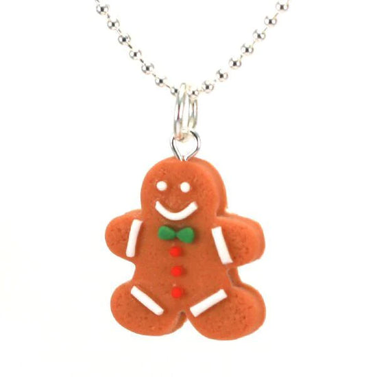 HOLIDAY ~ Scented Jewelry ~ Tiny Hands Scented Gingerbread Man Cookie Necklace!
