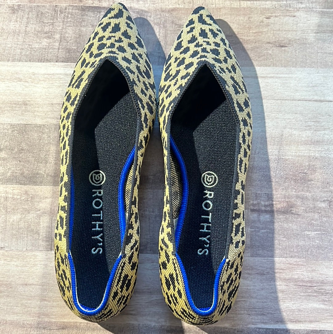 NEW ~ Rothy's Retired Leopard Points - Size 11.5