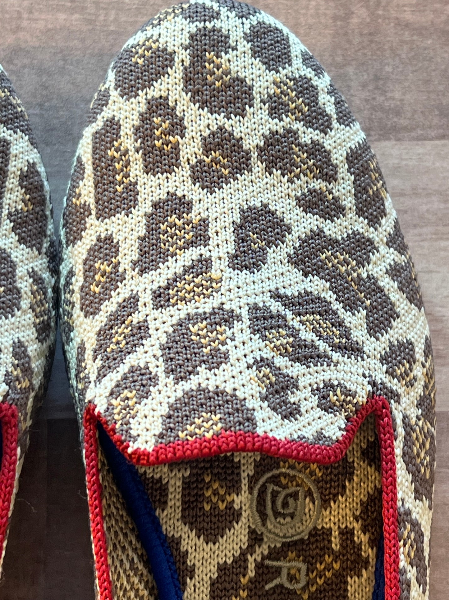 EUC ~ Rothy's Retired Mocha Spot Loafers - Size 5.5