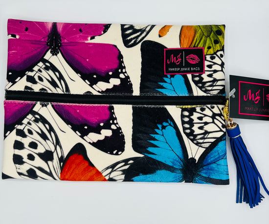 EXCLUSIVE & LIMITED EDITION ~ MAKEUP JUNKIE ~ The Isabella Butterfly Monarch Bag~ Medium