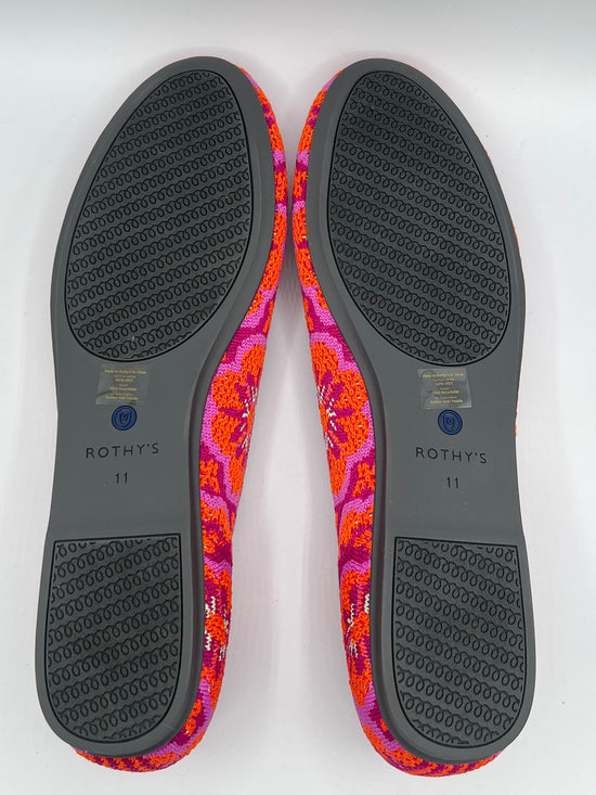 NEW IN BOX~ LIMITED EDITION 2022 ~ Rothy's Lotus Burst Flats - Size 11.0