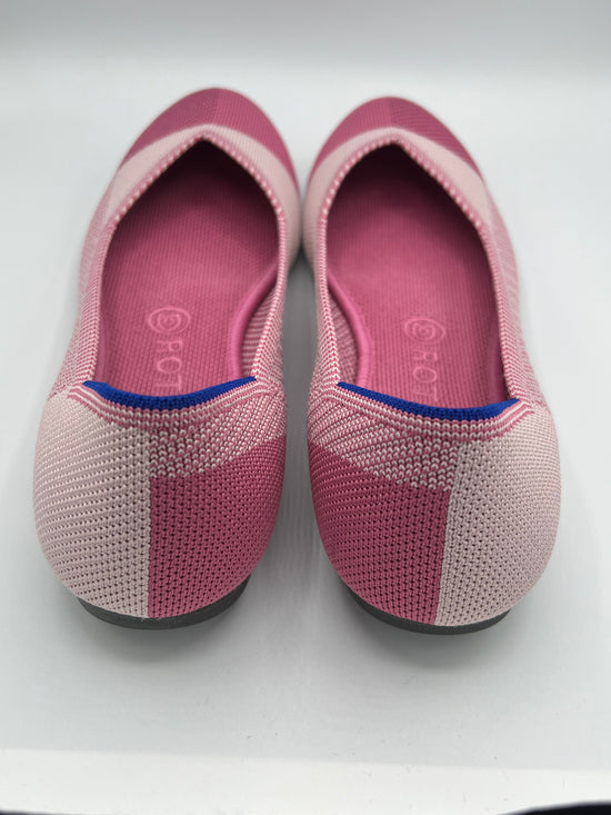 EUC ~ RETIRED ~ LIMITED EDITION ~ Rothy's Pink Captoe Flats - Size 9