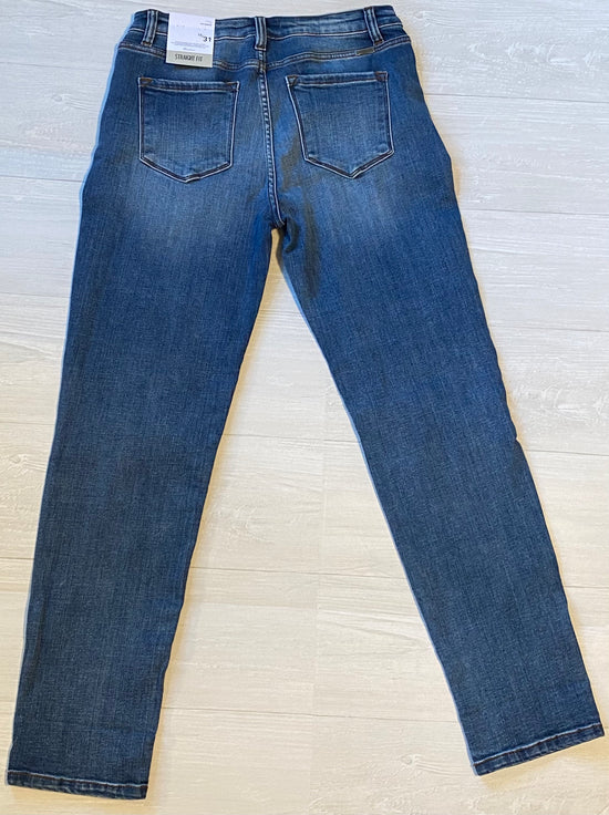 KanKan Straight Fit Distressed Jeans - Size 15/31