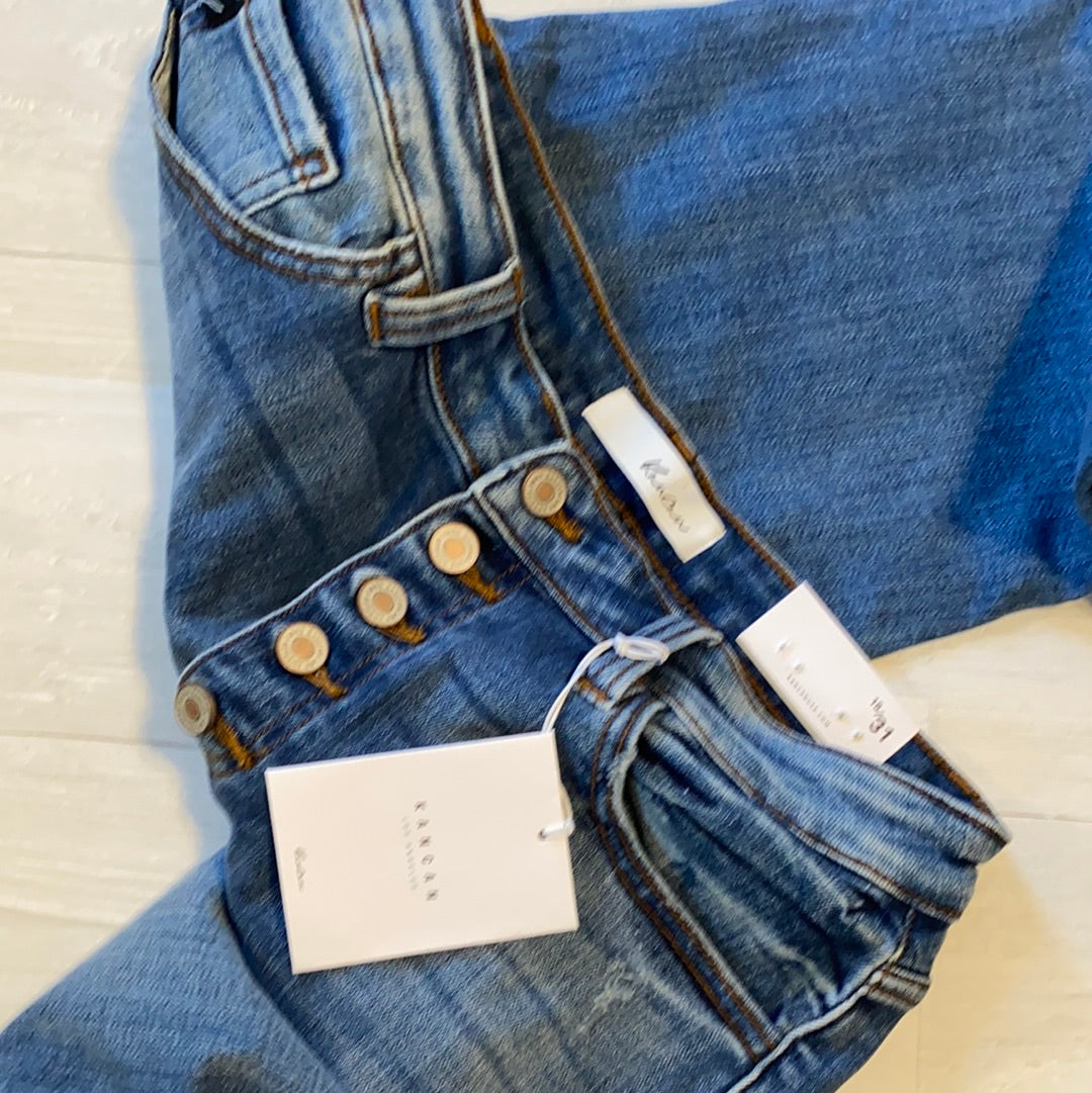 KanKan Straight Fit Distressed Jeans - Size 15/31