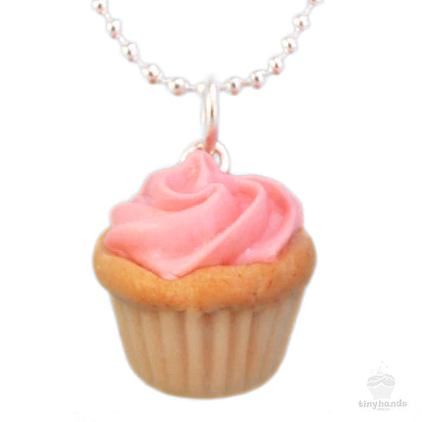 Scented Jewelry ~ Tiny Hands Strawberry Scented Cupcake Necklace ~