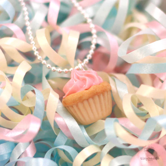 Scented Jewelry ~ Tiny Hands Strawberry Scented Cupcake Necklace ~