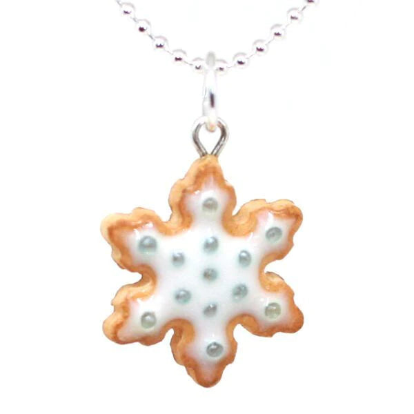 HOLIDAY ~ Scented Jewelry ~ Tiny Hands Scented Snowflake Cookie Necklace!